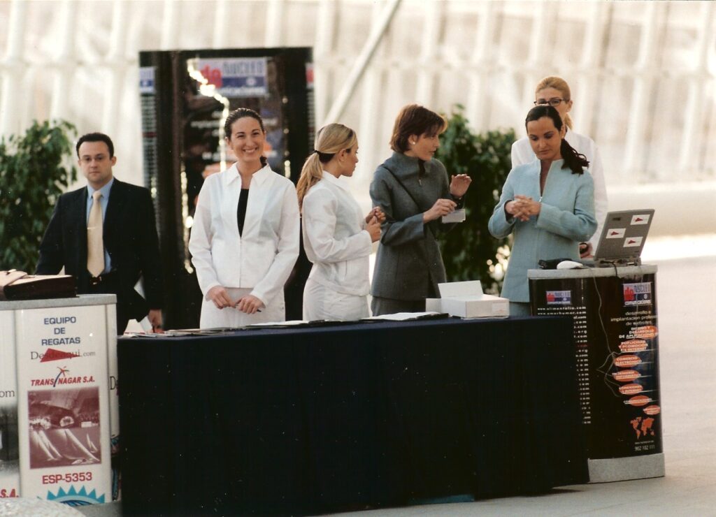 Stand de Nucleoworld a principios de los 2000